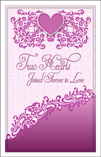 Wedding Program Cover Template 12B - Graphic 1